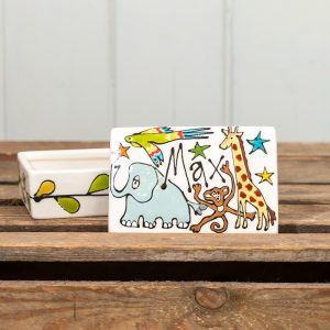 Personalised rectangle box by Thea Cutting, Gallery Thea