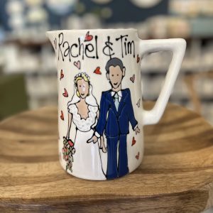 Large jug with wedding couple