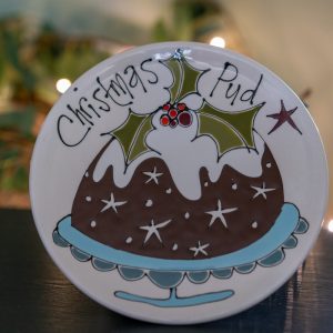 Christmas Pudding plate