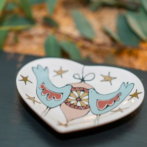 Christmas Heart Plate