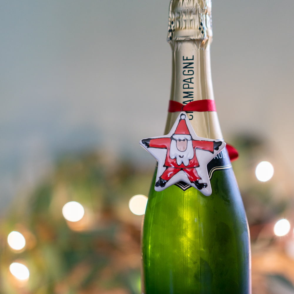 Father Christmas Hanging Star