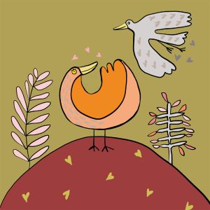 I Love You print by Thea Cutting