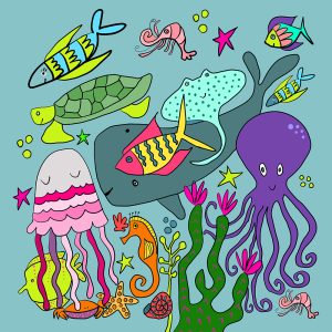 Under the Sea print by Thea Cutting, Gallery Thea