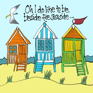 Beside The Seaside print by Thea Cutting, Gallery Thea