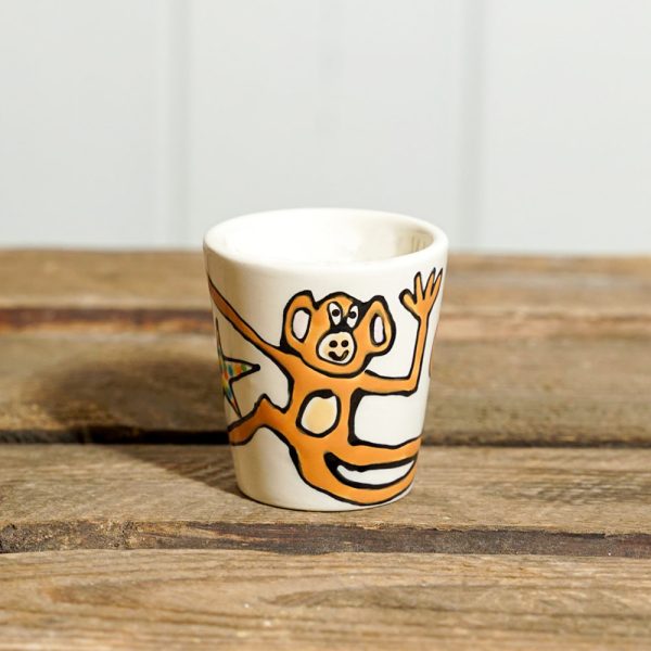 Cheeky Monkey and Star Egg Cup by Thea Cutting, Gallery Thea