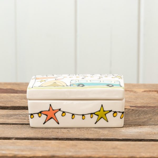Rectangular ceramic box for Dad by Thea Cutting, Gallery Thea