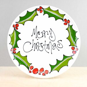 Holly Plate - Large