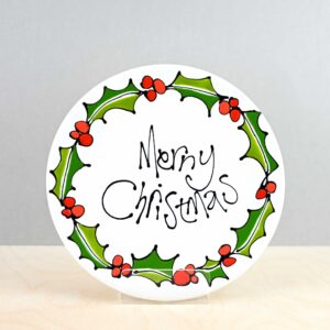 Holly Plate - Medium