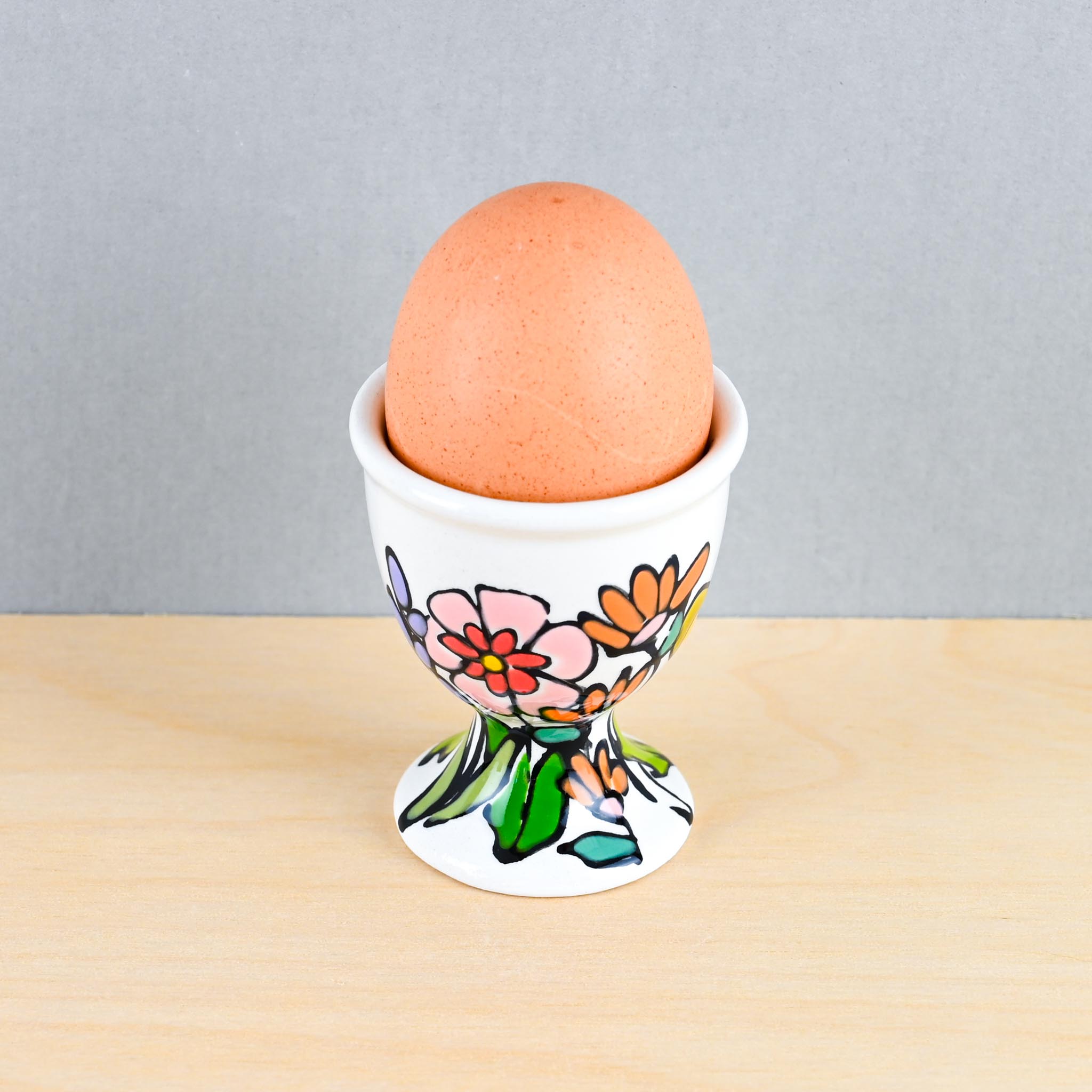 Flower Traditional Egg Cup - Image 2