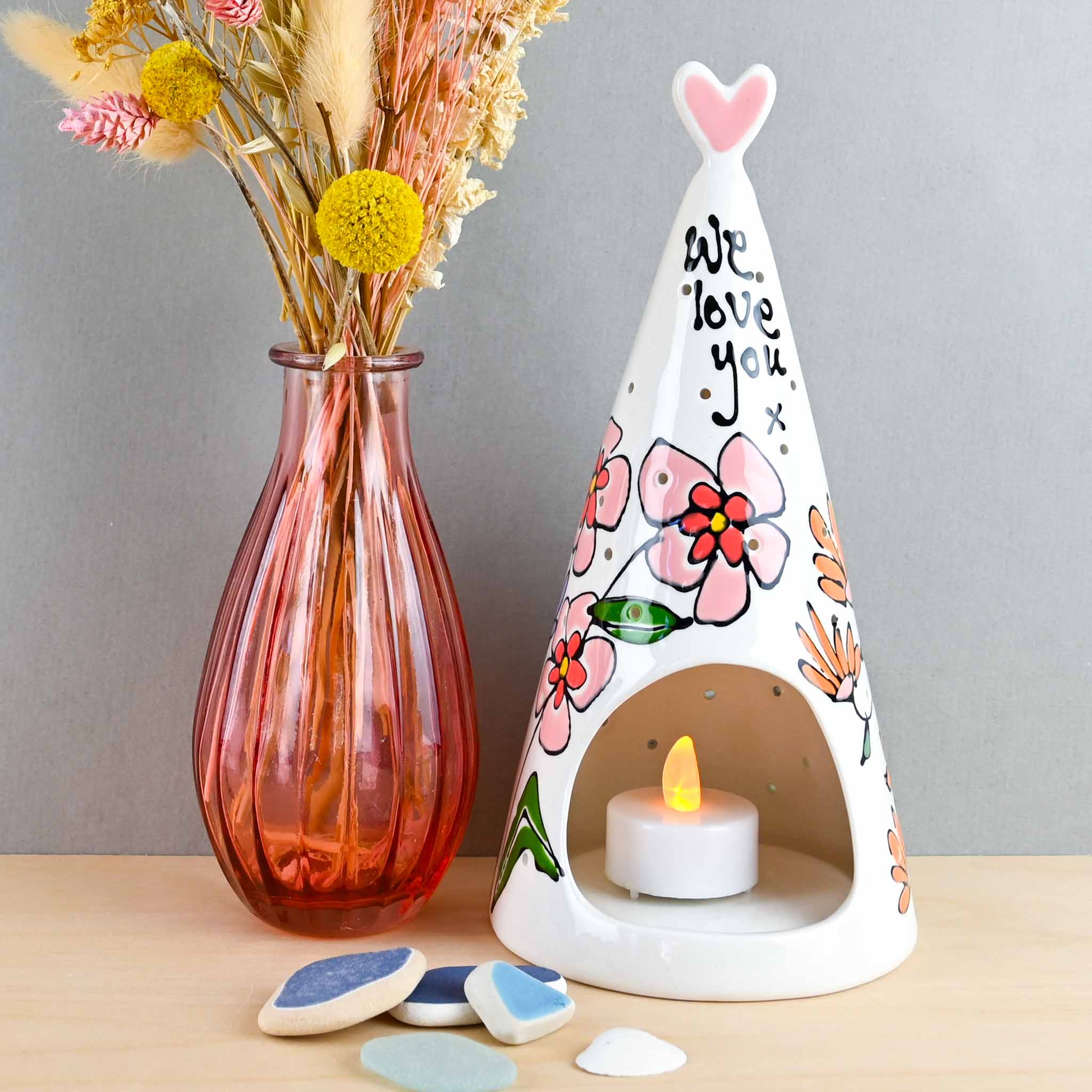 Flower Tea Light Holder - Image 2