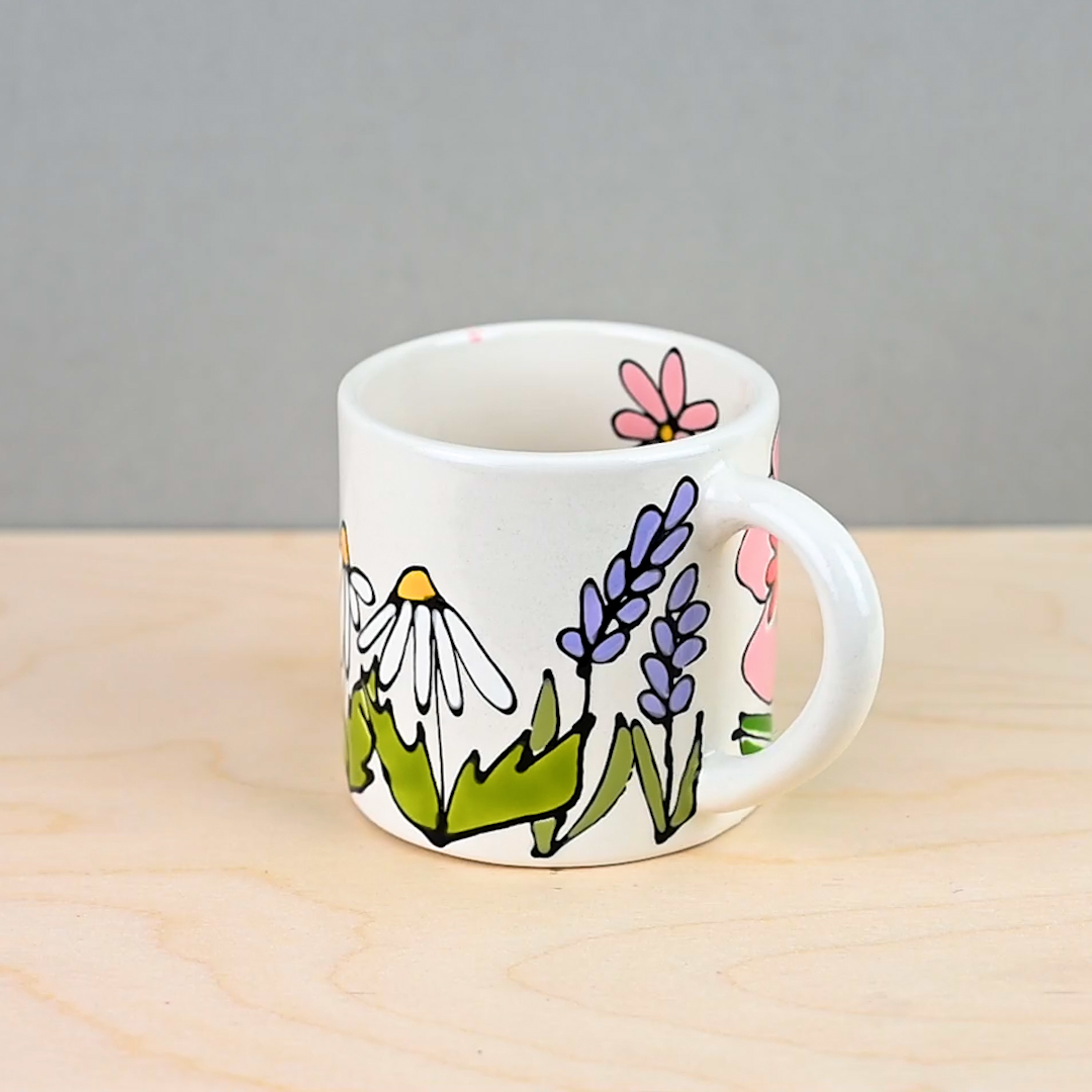 Flower Mug - Medium - Image 4
