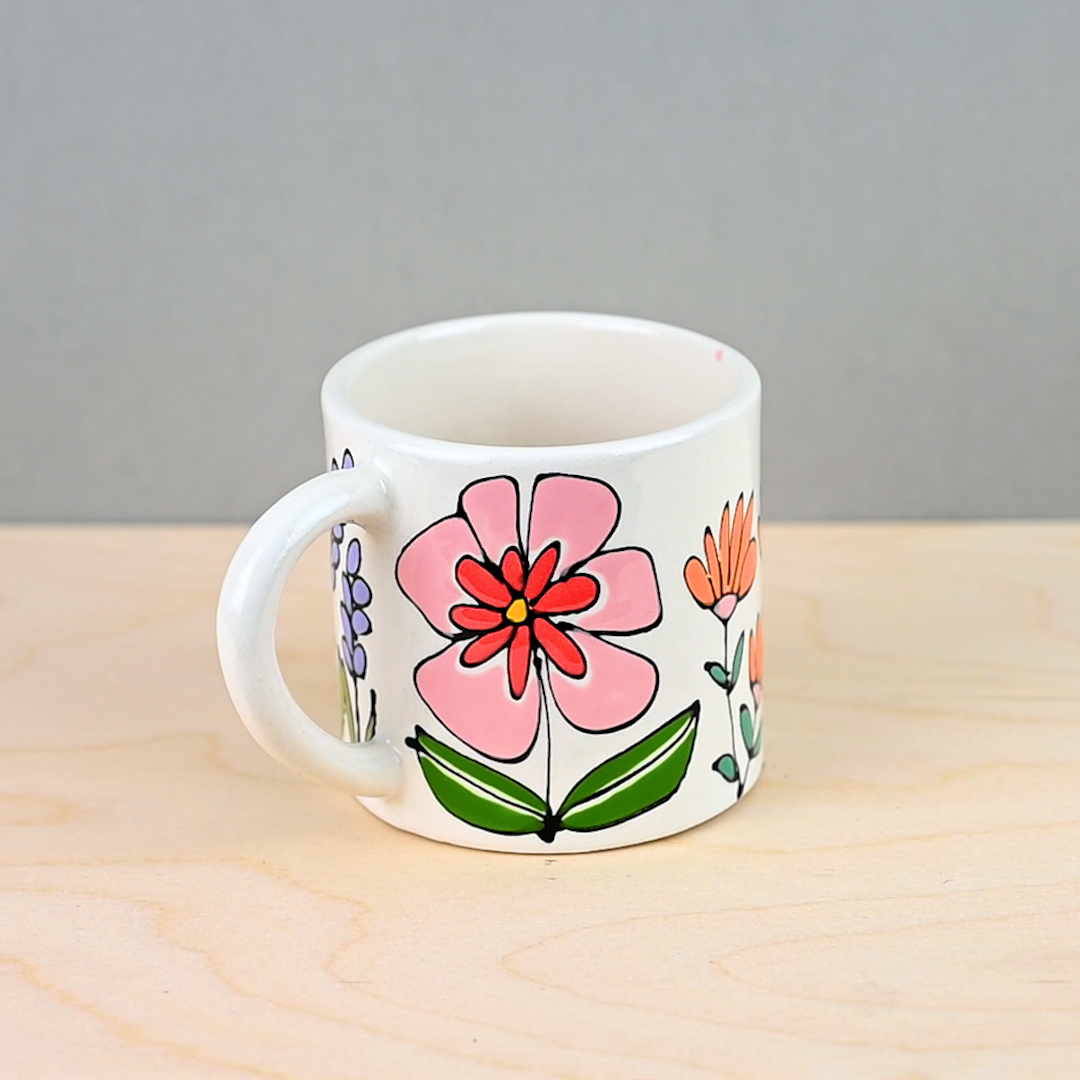 Flower Mug - Medium - Image 3