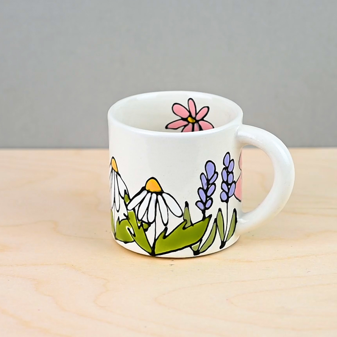 Flower Mug - Small - Image 3
