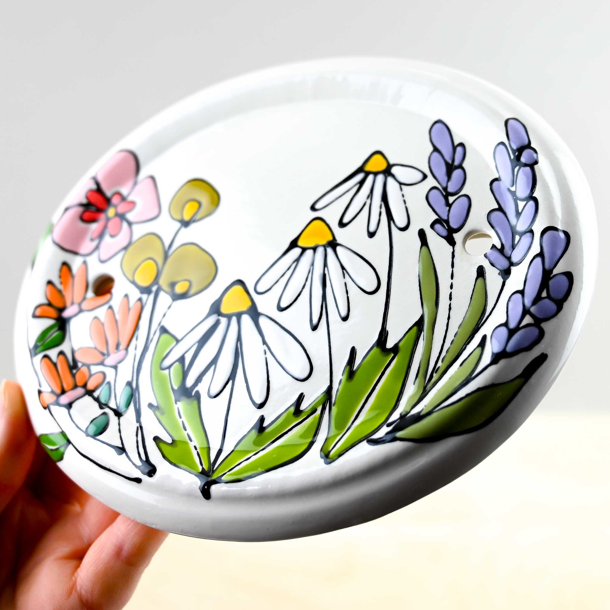 Flower Oval House Plaque - Medium - Image 2