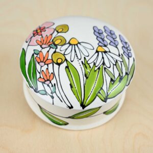 Flower Trinket Box - Large
