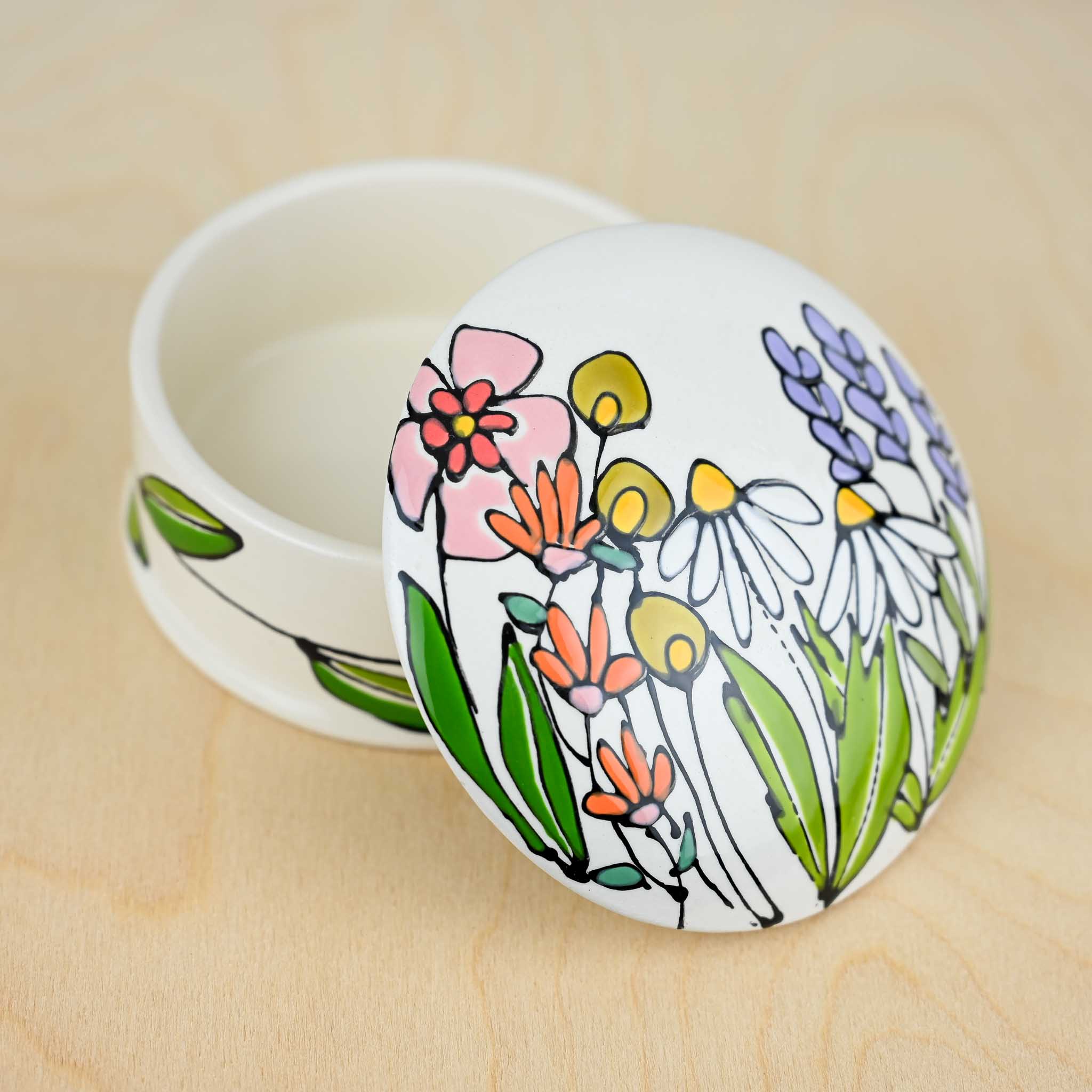 Flower Trinket Box - Large - Image 2