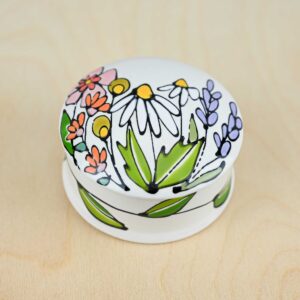 Flower Trinket Box - Medium