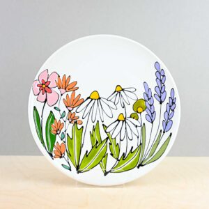 Flower Plate - Medium