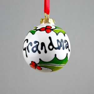 Holly Bauble Decoration