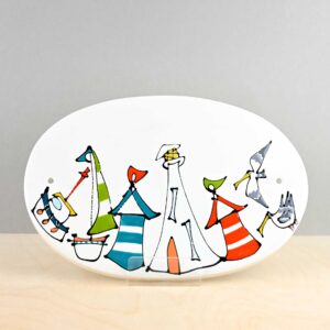 Seaside Oval House Plaque - Large