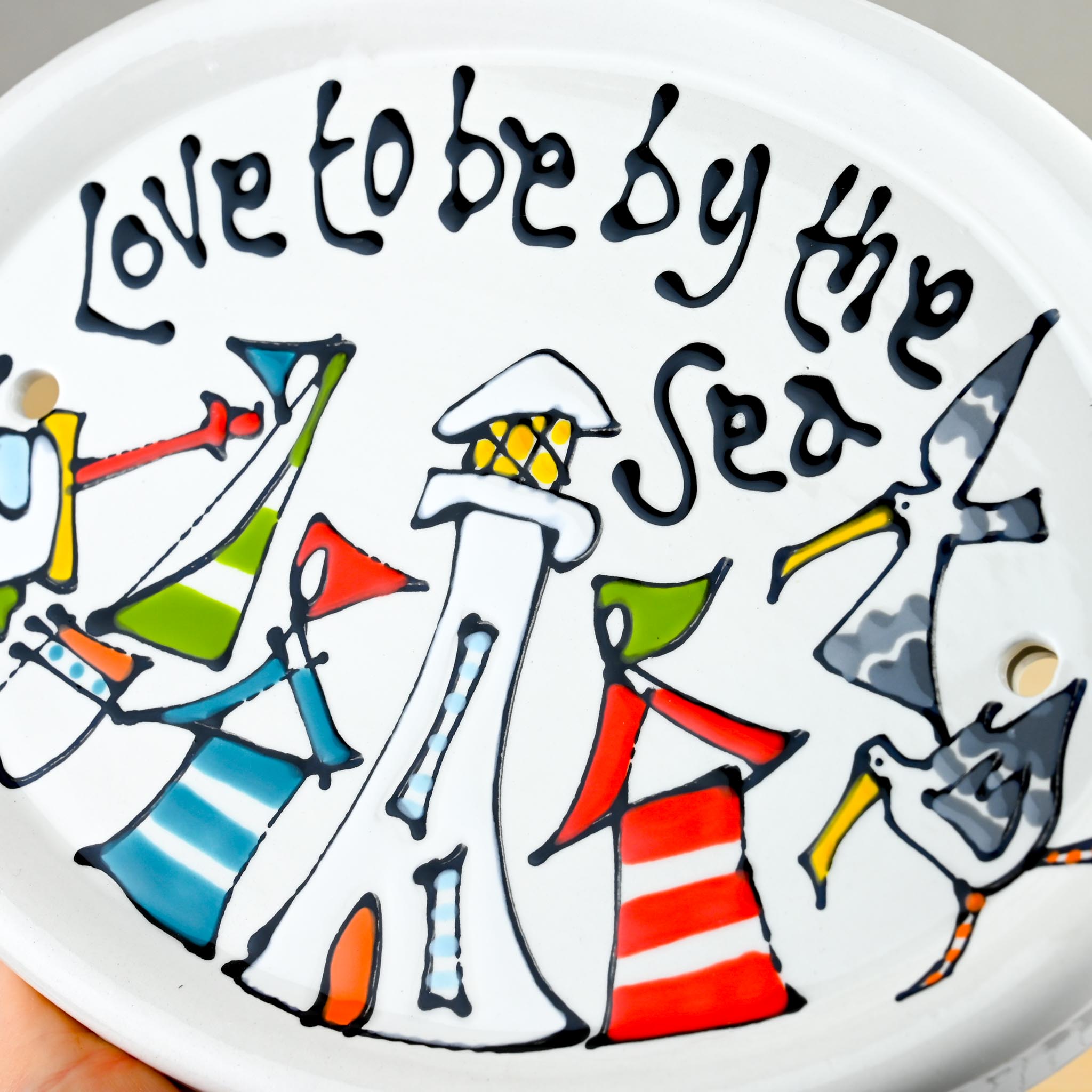 Seaside Oval House Plaque - Large - Image 3