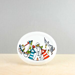 Seaside Oval House Plaque - Small